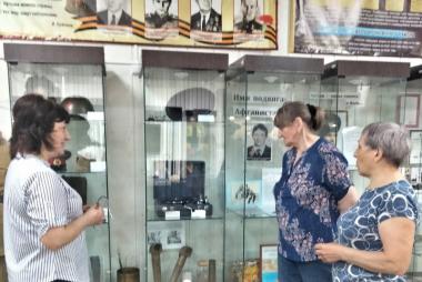 Получатели социальных услуг группы «Здоровье» в музее