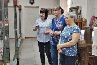 Получатели социальных услуг группы «Здоровье» в музее